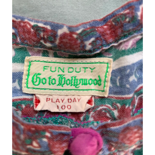 GO TO HOLLYWOOD(ゴートゥーハリウッド)のgotohollywood インド綿ブラウス キッズ/ベビー/マタニティのキッズ服女の子用(90cm~)(Tシャツ/カットソー)の商品写真