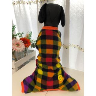 【新品⭐︎未使用】犬服　フリース　つなぎ　ロンパース(犬)