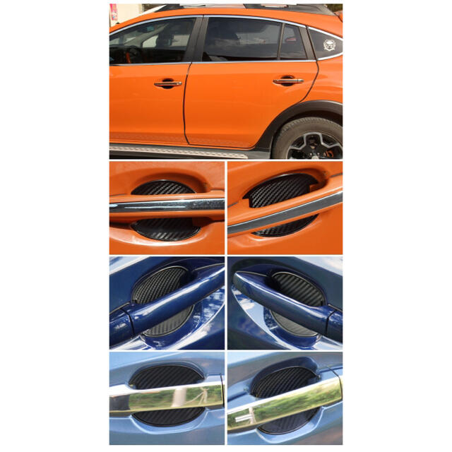 スバル　ドアハンドルプロテクター　sti 自動車/バイクの自動車(車外アクセサリ)の商品写真