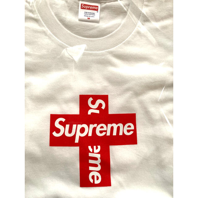 Supreme Cross Box Logo Tee White Mサイズ