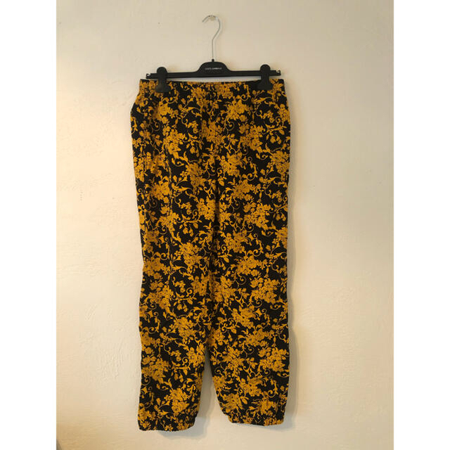 パンツsupreme floral flower pants Black 希少 S