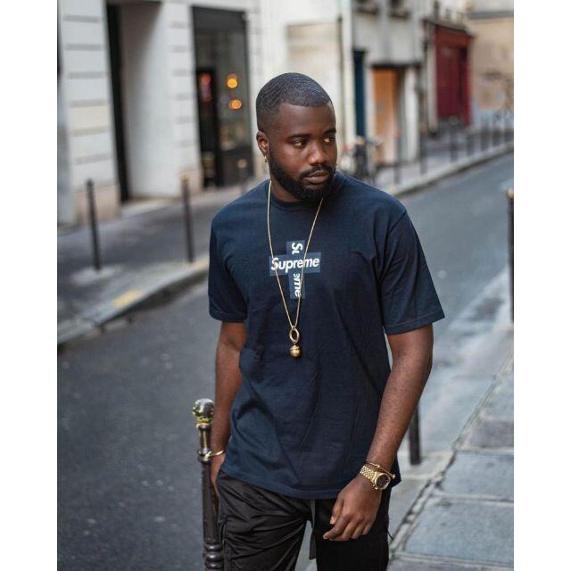 Supreme Cross Box Logo tee XL Tシャツ 黒 ロゴ Supreme Cross Box Logo tee XL Tシャツ 黒 ロゴ