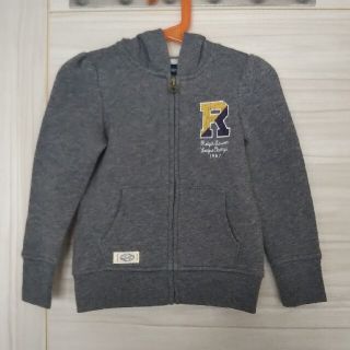 ラルフローレン(Ralph Lauren)のラルフローレン  グレーパーカー  4T 裏起毛   110   美品(ジャケット/上着)