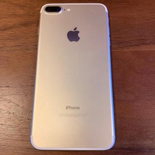 アイフォーン(iPhone)のiPhone7Plus 128GB ゴールド　SIMフリー(スマートフォン本体)