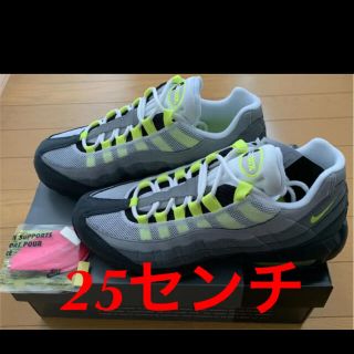 ナイキ(NIKE)のたんぽぽ様専用 AIRMAX95 イエローグラデ　25センチ(スニーカー)