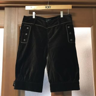 ザラ(ZARA)の未使用　ZARAのベロア調　ハーフパンツ　ブラウン　M(ハーフパンツ)