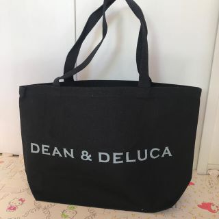 ディーンアンドデルーカ(DEAN & DELUCA)の新品　未使用品 DEAN&DELUCA  トート　エコ　バッグ　ブラック  L(エコバッグ)