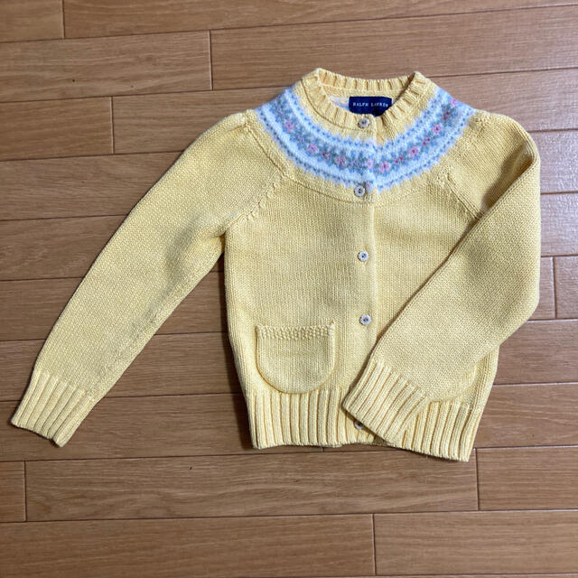 Ralph Lauren(ラルフローレン)のRALPH LAUREN カーディガン キッズ/ベビー/マタニティのキッズ服女の子用(90cm~)(カーディガン)の商品写真