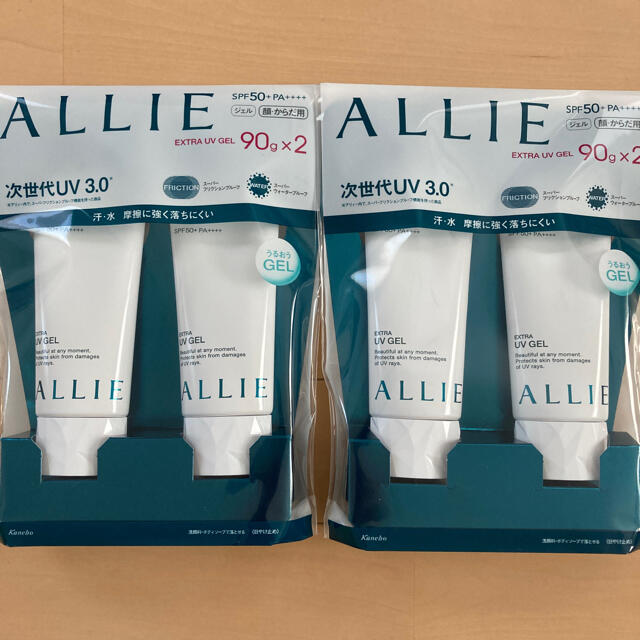 ALLIE(アリィー)のアリィー　ALLIE EXTRA UV GEL 90g×4 コスメ/美容のボディケア(日焼け止め/サンオイル)の商品写真