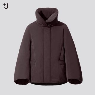 ユニクロ(UNIQLO)のユニクロ J ハイブリッドダウンジャケット WINE Sサイズ(ダウンジャケット)