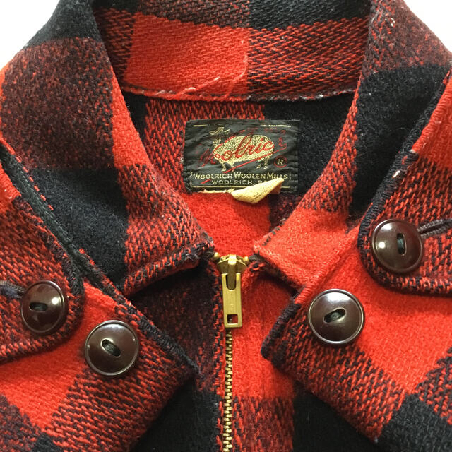 WOOLRICH - 50s ウールリッチ マキノー ビンテージ ウールジャケットの