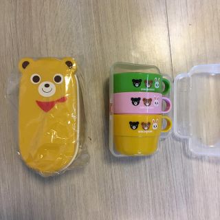 ミキハウス(mikihouse)のミキハウス　弁当箱とコップセット(弁当用品)