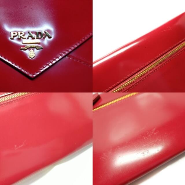 PRADA(プラダ)のプラダ 長財布 - 1M1176 レッド レザー レディースのファッション小物(財布)の商品写真