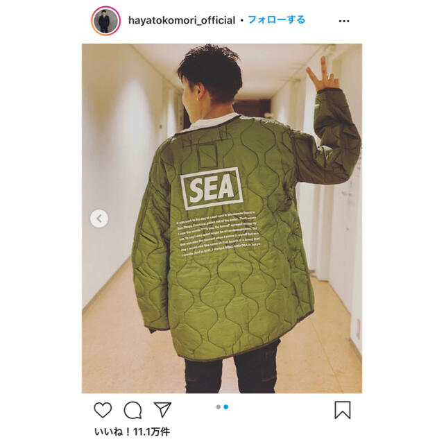 WIND AND SEA QUILTING LINER JACKET - ダウンジャケット