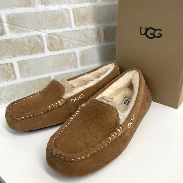 UGG アグ モカシン ANSLEY アンスリー チェスナッツ 25cm