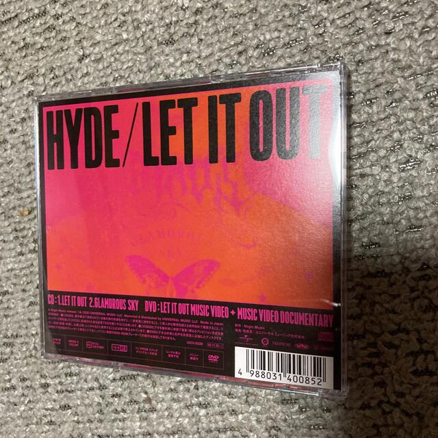 L'Arc~en~Ciel - HYDE LET IT OUT(初回限定盤)DVDつきCD 美 L'Arc~en~Ciel - HYDE LET IT OUT(初回限定盤)DVDつきCD 美