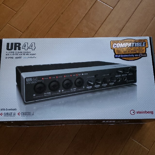 ※23日まで値下【美品】steinberg　UR44　オーディオインターフェース 楽器のDTM/DAW(オーディオインターフェイス)の商品写真