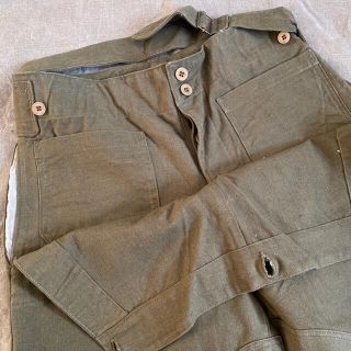 エンジニアードガーメンツ(Engineered Garments)の【1940-1950s FRANCE】M38 Wood Button パンツ(ワークパンツ/カーゴパンツ)