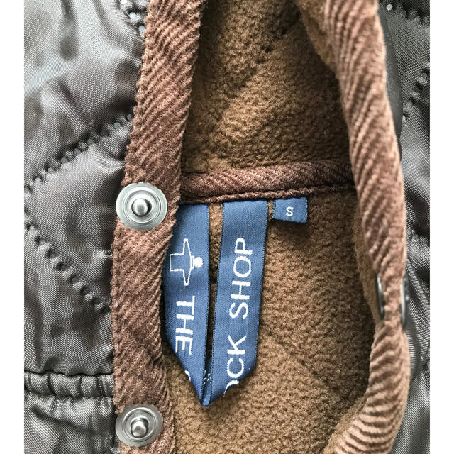 THE SMOCK SHOP(スモックショップ)のキルティングジャケット THE SMOCK SHOP  茶色    レディースのジャケット/アウター(ブルゾン)の商品写真