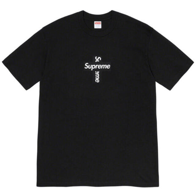 supreme Cross Box Logo Tee M Black