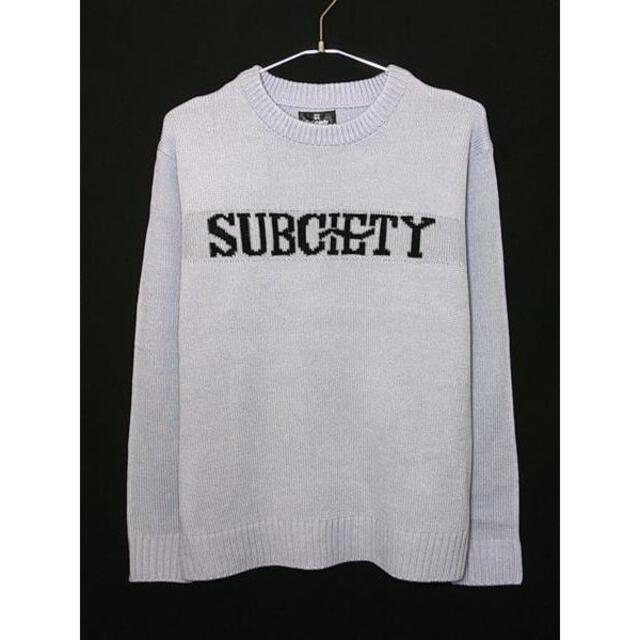 Subciety(サブサエティ)の新品 定価16200円 サブサエティ Subciety ニット L メンズのトップス(ニット/セーター)の商品写真