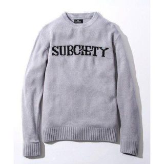 サブサエティ(Subciety)の新品 定価16200円 サブサエティ Subciety ニット L(ニット/セーター)