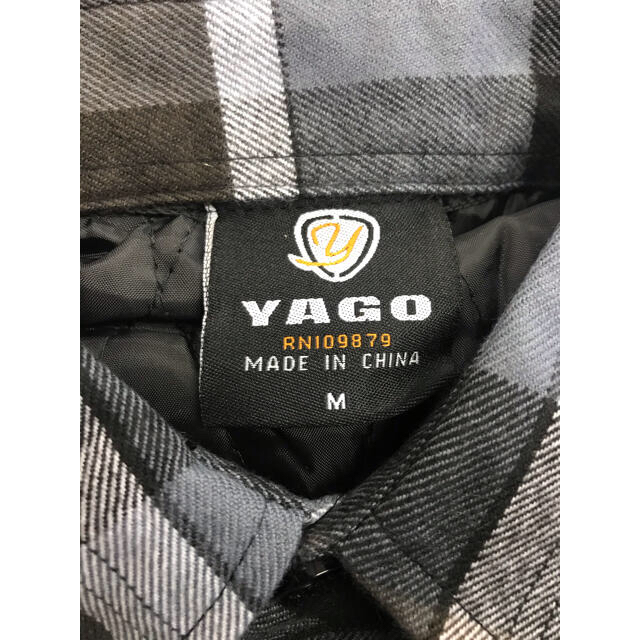 新品未使用 YAGO チェック Mサイズ フランネル ジャケット チカーノ メンズのジャケット/アウター(ブルゾン)の商品写真