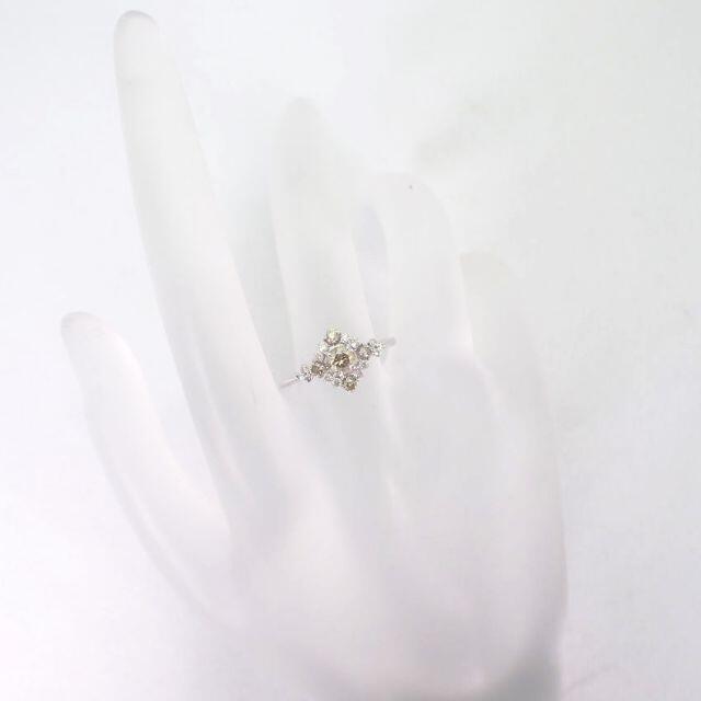 K18WG ダイヤモンド リング 12.5号 ［g360-5］ レディースのアクセサリー(リング(指輪))の商品写真