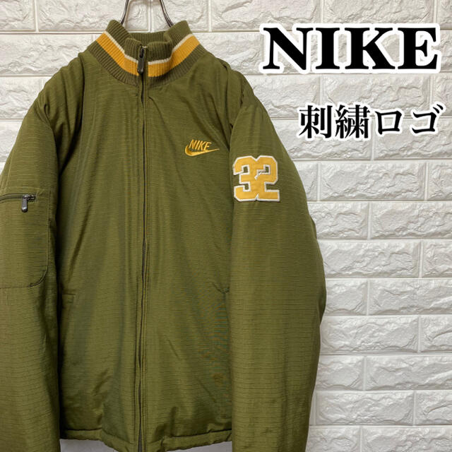 希少 NIKE ナイキ ダウンジャケット カーキ