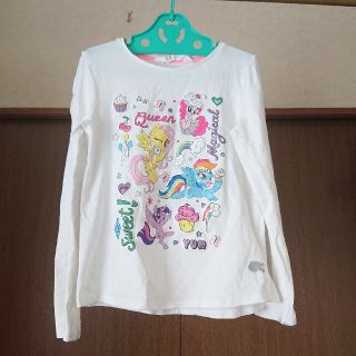 エイチアンドエム(H&M)の130センチ マイリトルポニー 白Tシャツ(Tシャツ/カットソー)