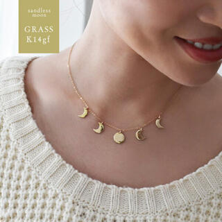 アリシアスタン(ALEXIA STAM)のoriginal moon phases necklace GOLD(ネックレス)