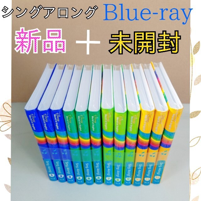 DWE 2020年 シングアロング リニューアル版 ブルーレイ エンタメ/ホビーのDVD/ブルーレイ(キッズ/ファミリー)の商品写真