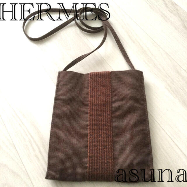 ショルダーバッグ 80/20クロス 美品 HERMES エルメス エールライン