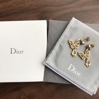 ディオール(Dior)のDior バタフライピアス(ピアス)