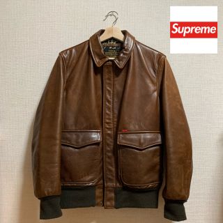 シュプリーム(Supreme)のsupreme schott A-2 leather jacket(レザージャケット)