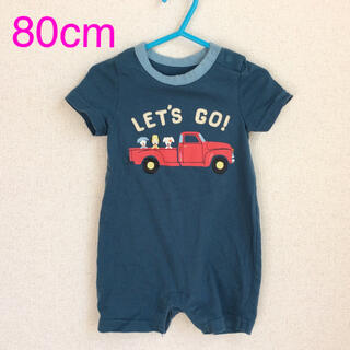 ベビーギャップ(babyGAP)のGap 80cm 半袖ロンパース (ba80-29)(ロンパース)