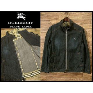 バーバリーブラックレーベル(BURBERRY BLACK LABEL)のネッシー様専用　バーバリー ブラックレーベル デニム ライダース  M(ライダースジャケット)