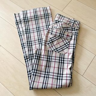 バーバリーブルーレーベル(BURBERRY BLUE LABEL)のバーバリーブルーレーベル　センタープレスパンツ(その他)