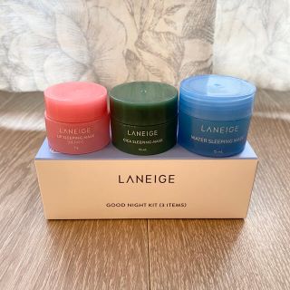 ラネージュ(LANEIGE)の【新品】LANEIGE★GOOD NIGHT KIT(3 ITEMS)(サンプル/トライアルキット)