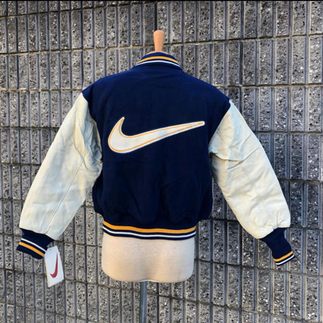 【早い者勝ち】NIKE レザージャケット　スタジャン　ヴィンテージ90s