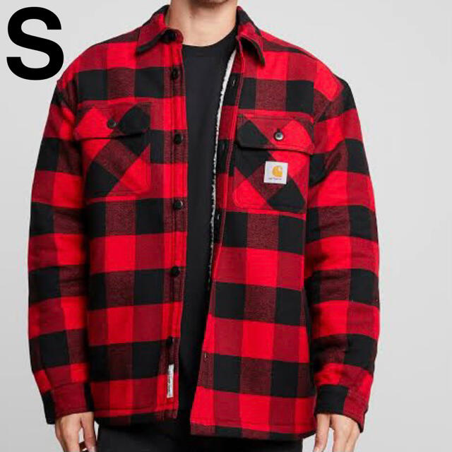 carhartt wip merton shirt jacket Red S | フリマアプリ ラクマ