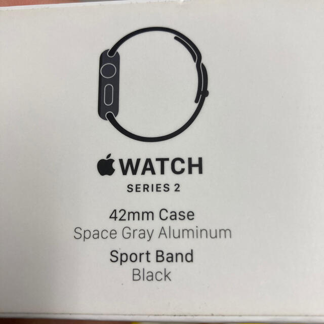 Apple Watch(アップルウォッチ)のapple watch 2 42mm スペースグレイ メンズの時計(腕時計(デジタル))の商品写真