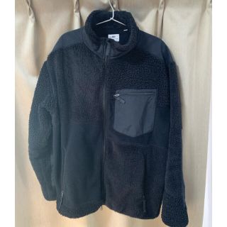 エンジニアードガーメンツ(Engineered Garments)のエンジニアードガーメンツ  UNIQLO フリースジャケット　ブラック　XL(ブルゾン)