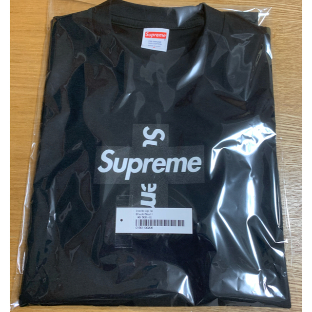 Supreme Cross Box Logo tee Black Lサイズ