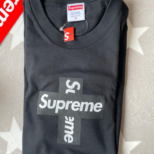 Supreme Cross Box Logo Tee Black