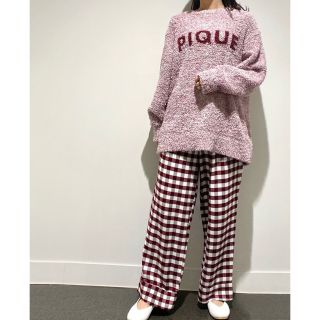 ジェラートピケ ❤︎メランジカーディガン\u0026ネルギンガムロングパンツ  新品