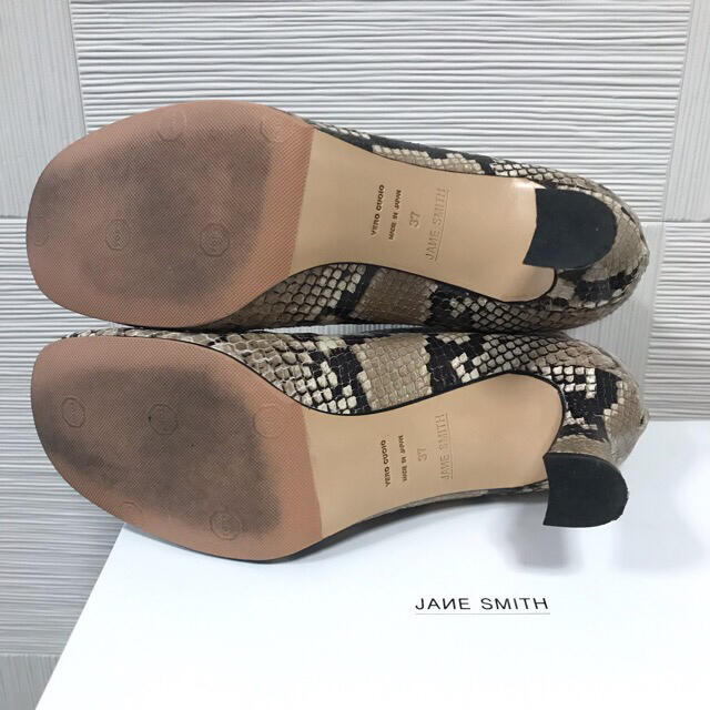 Noble(ノーブル)の【JANE SMITH】NOBLE別注ショートブーツ(パイソン) size 37 レディースの靴/シューズ(ブーツ)の商品写真