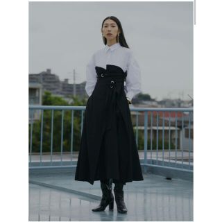 アメリヴィンテージ(Ameri VINTAGE)のameri MILLEFEUILLE SHIRT DRESSワンピース(ロングワンピース/マキシワンピース)