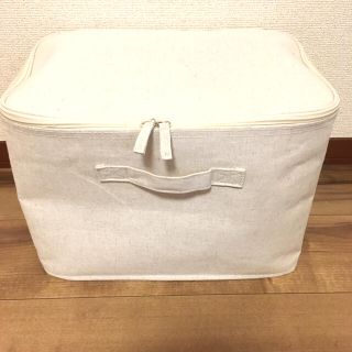 ムジルシリョウヒン(MUJI (無印良品))の無印良品　ポリエステル綿麻混・ソフトボックス・長方形・中・フタ式 (ケース/ボックス)