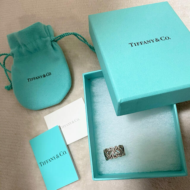 最終値下げ！ティファニー Tiffany 指輪 リング 7号 ハート